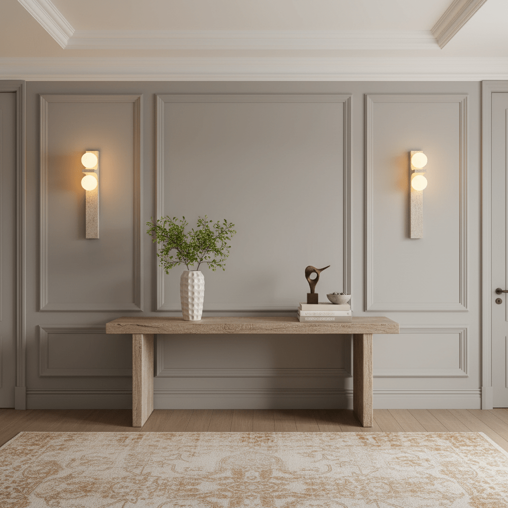 Semia Travertine Wall Sconce - fovolighting