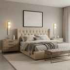 Semia Travertine Wall Sconce - fovolighting