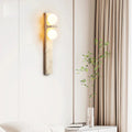 Semia Travertine Wall Sconce - fovolighting