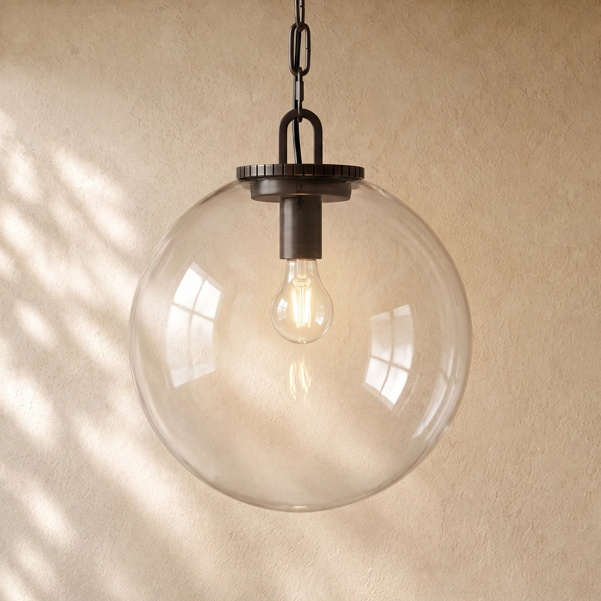 Wescoti Globe Pendant with Chain