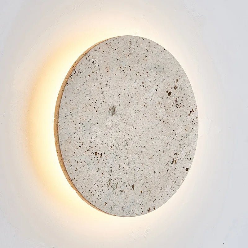 Serena Travertine Wall Sconce - fovolighting