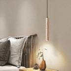 Siena Travertine Cylinder Pendant - fovolighting