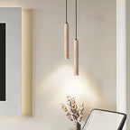 Siena Travertine Cylinder Pendant - fovolighting