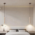 Siena Travertine Cylinder Pendant - fovolighting