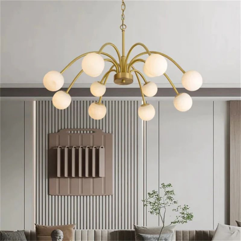 Sienna Alabaster Radial Chandelier - fovolighting
