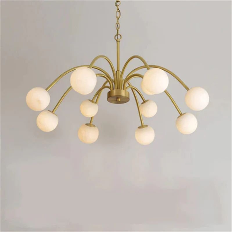Sienna Alabaster Radial Chandelier - fovolighting