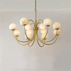 Sienna Alabaster Radial Chandelier - fovolighting