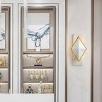 Sierra Natural Marble Wall Sconce - fovolighting