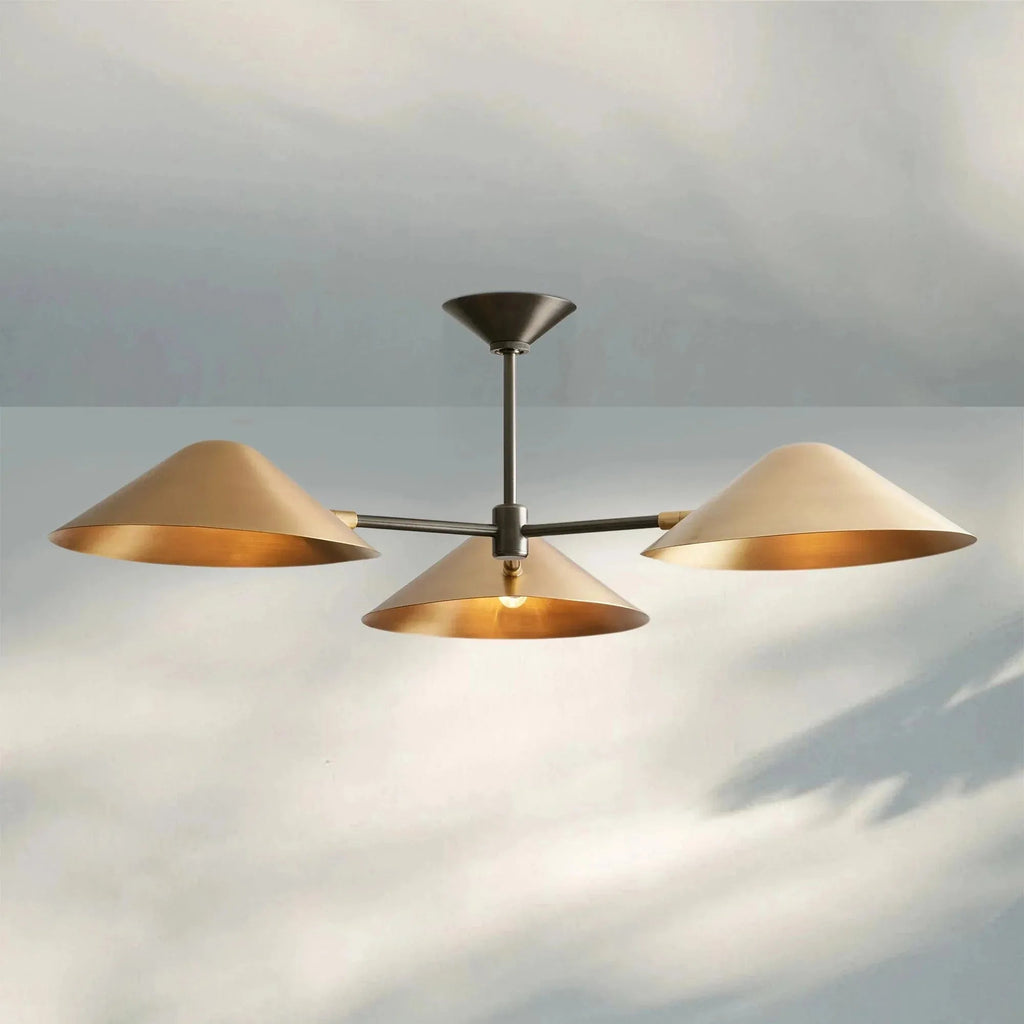 Simms 3 - Light Flush Mount - fovolighting