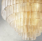 Siraue Clear Glass Round Chandelier 41", 52", 65" - fovolighting