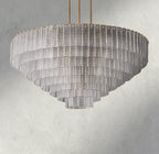 Siraue Clear Glass Round Chandelier 41", 52", 65" - fovolighting
