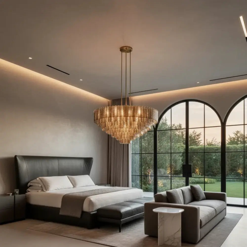 Sirena Glass Round Chandelier