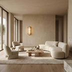 Solara Ribbed Glass Wall Sconce - fovolighting