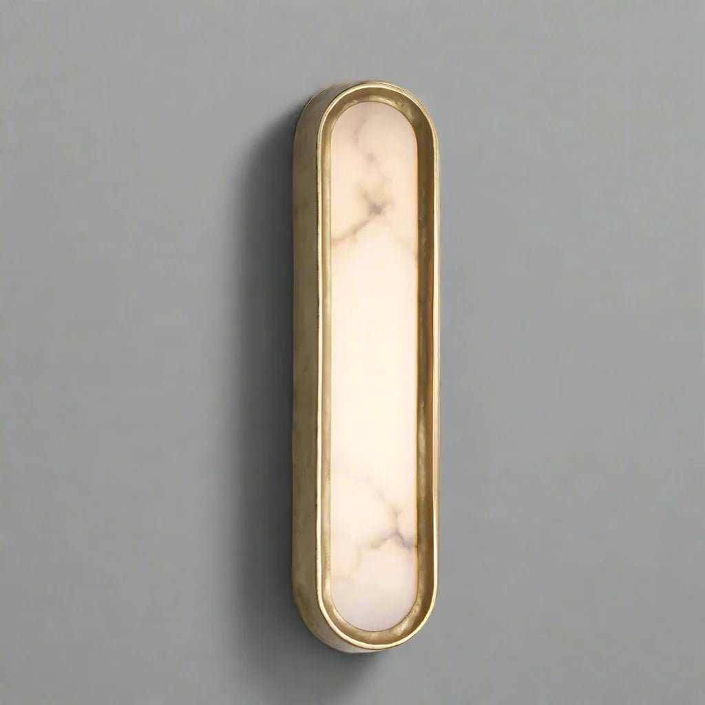 Solari Marble & Brass Sconce - fovolighting