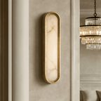 Solari Marble & Brass Sconce - fovolighting