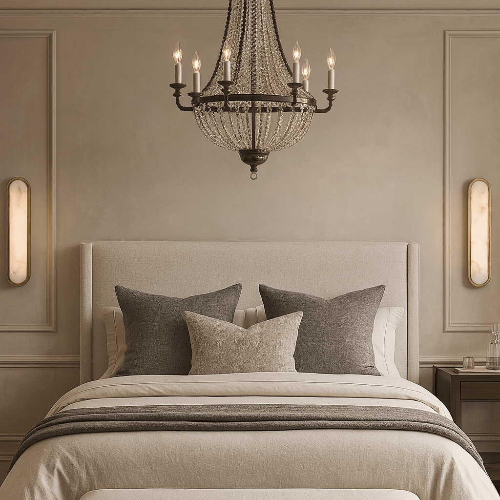 Solari Marble & Brass Sconce - fovolighting