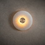 Solena Marble Disc Wall Sconce - fovolighting