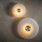 Solena Marble Disc Wall Sconce - fovolighting