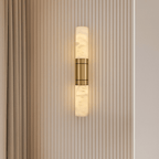 Solenne Marble & Brass Wall Sconce - fovolighting