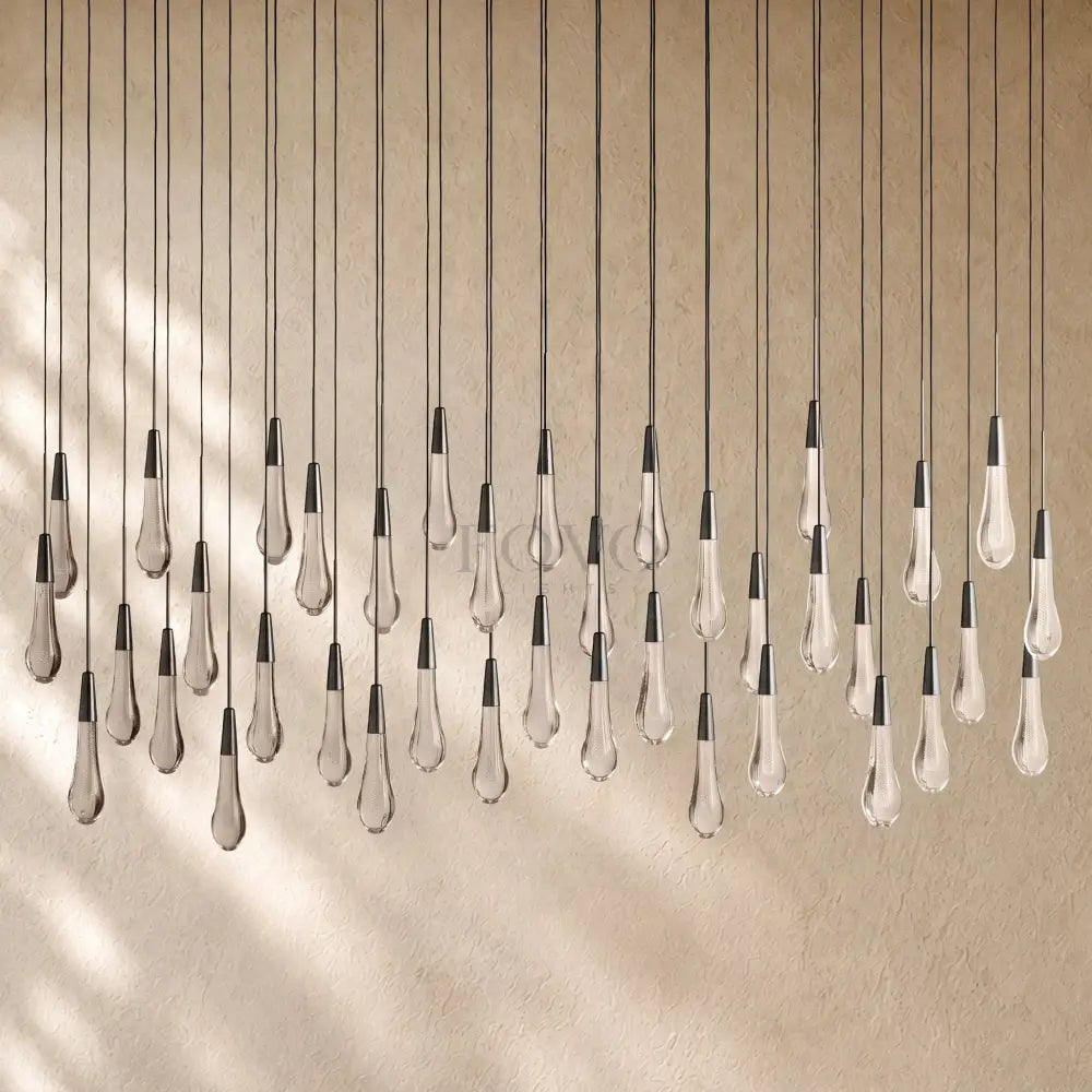 Soltairan Linear Chandelier - Raindrop Pendant Lighting