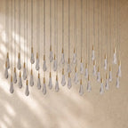 Soltairan Linear Chandelier - Raindrop Pendant Lighting