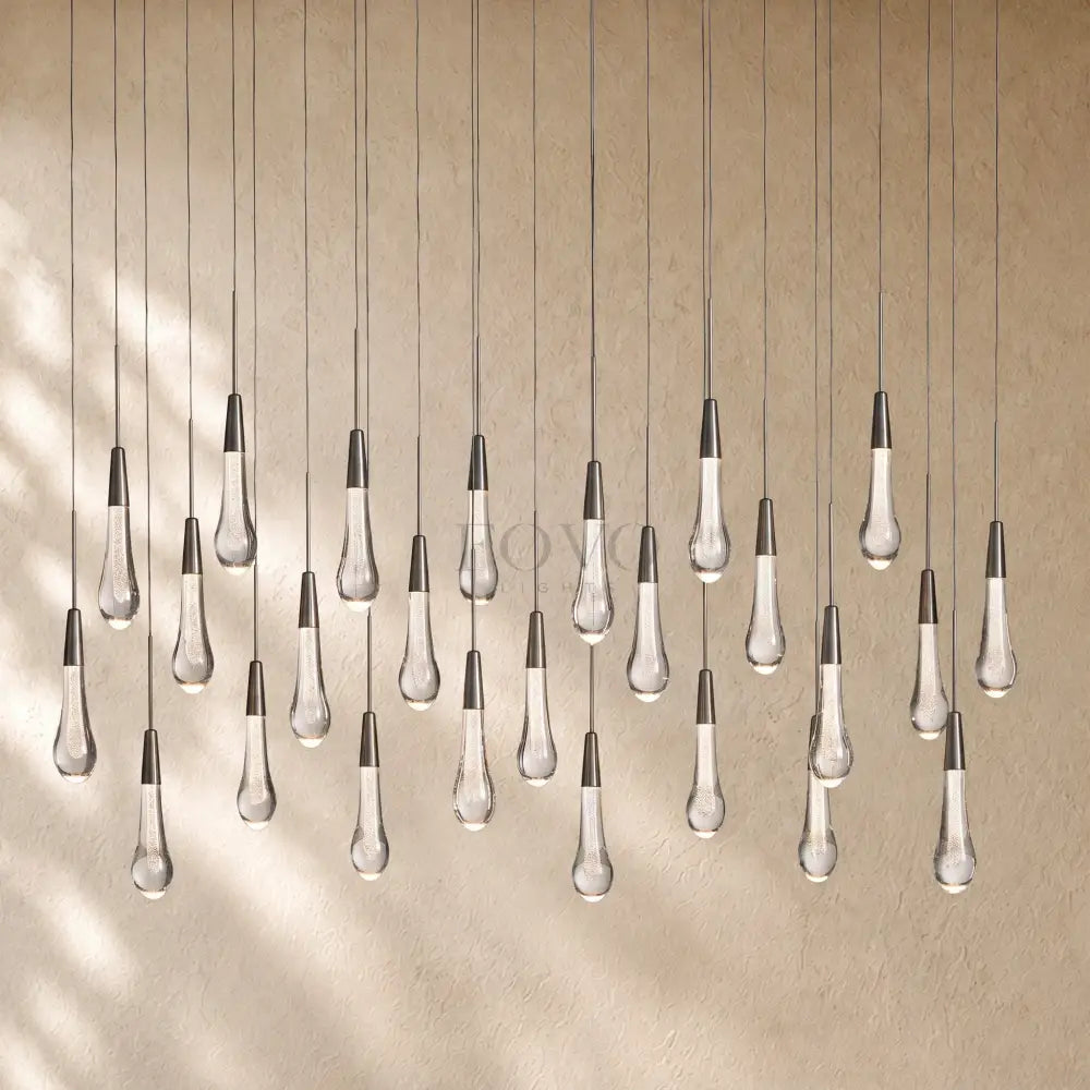 Soltairan Linear Chandelier - Raindrop Pendant Lighting