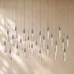 Soltairan Linear Chandelier - Raindrop Pendant Lighting