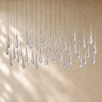 Soltairan Linear Chandelier - Raindrop Pendant Lighting