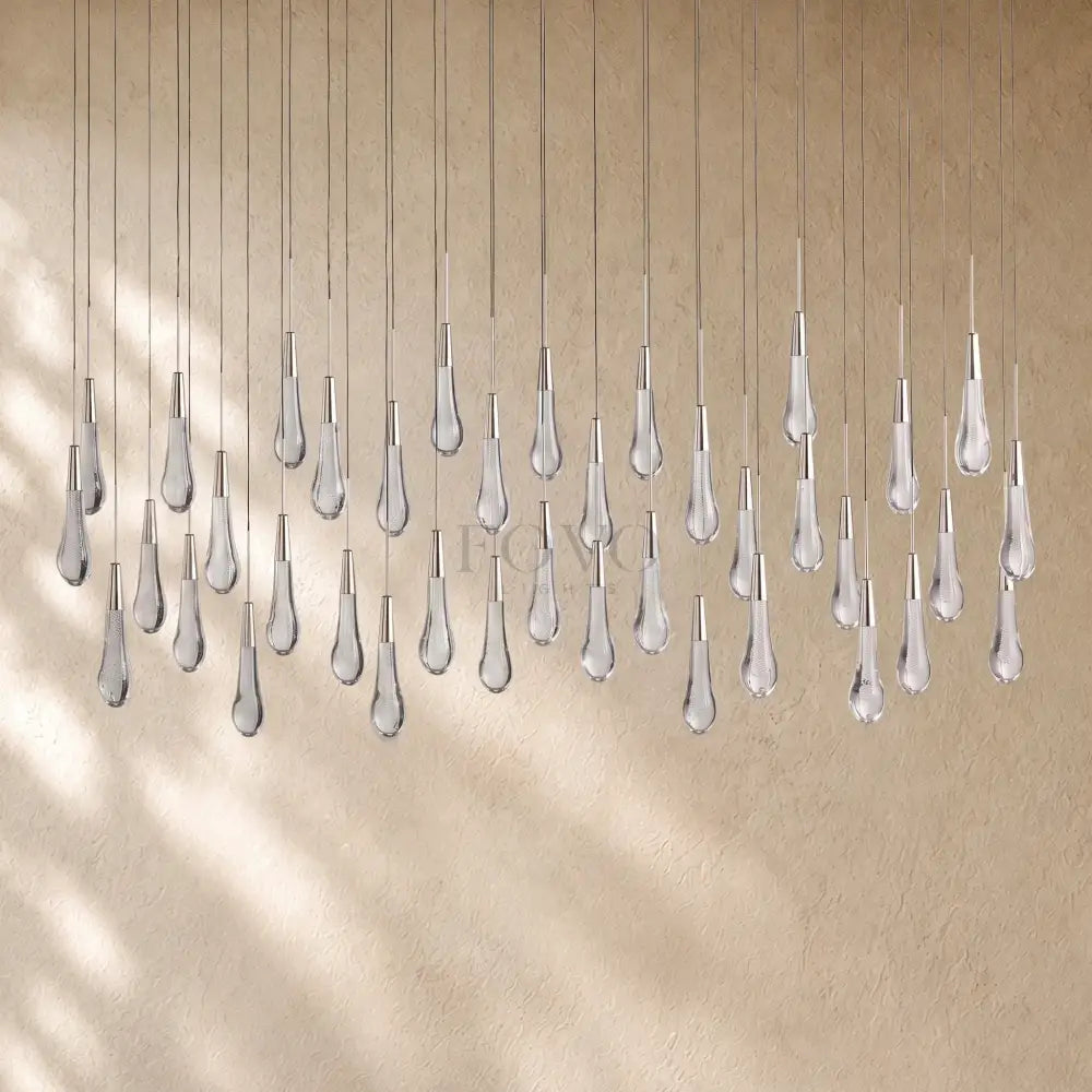 Soltairan Linear Chandelier - Raindrop Pendant Lighting