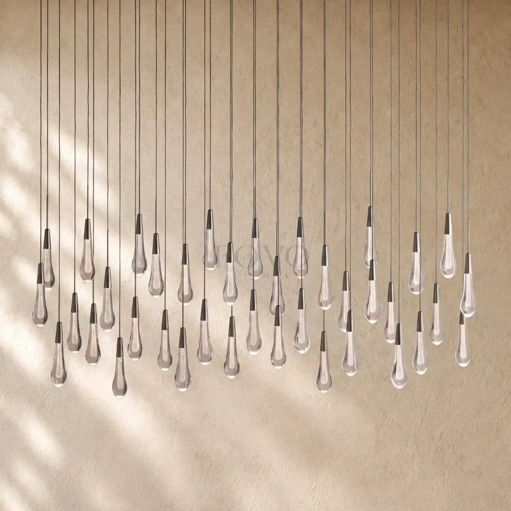 Soltairan Linear Chandelier - Raindrop Pendant Lighting