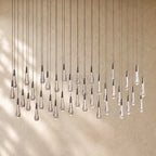Soltairan Linear Chandelier - Raindrop Pendant Lighting