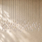 Soltairan Linear Chandelier - Raindrop Pendant Lighting