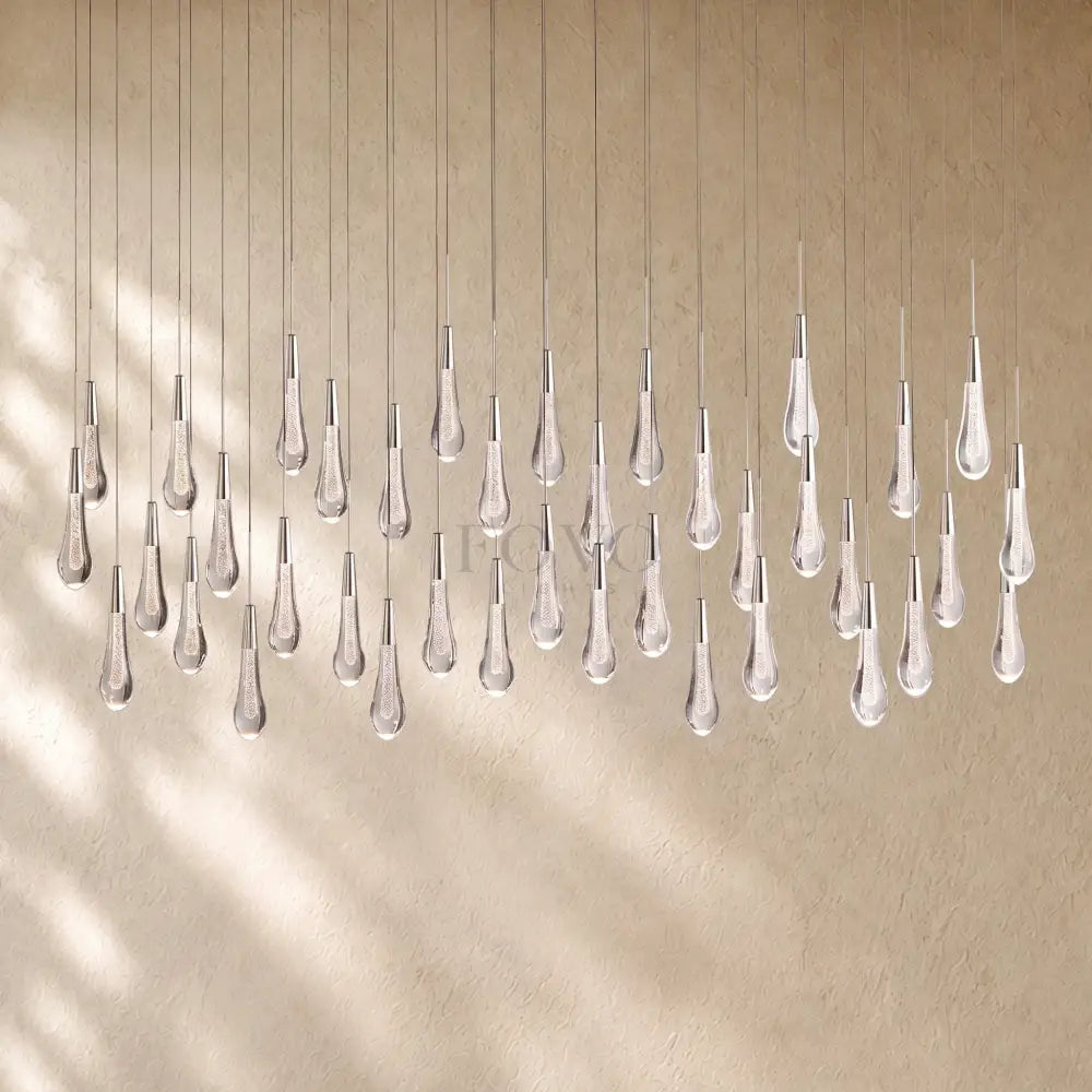 Soltairan Linear Chandelier - Raindrop Pendant Lighting
