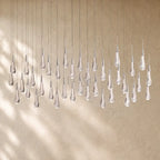 Soltairan Linear Chandelier - Raindrop Pendant Lighting