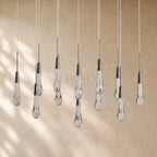 Soltairan Linear Chandelier - Raindrop Pendant Lighting