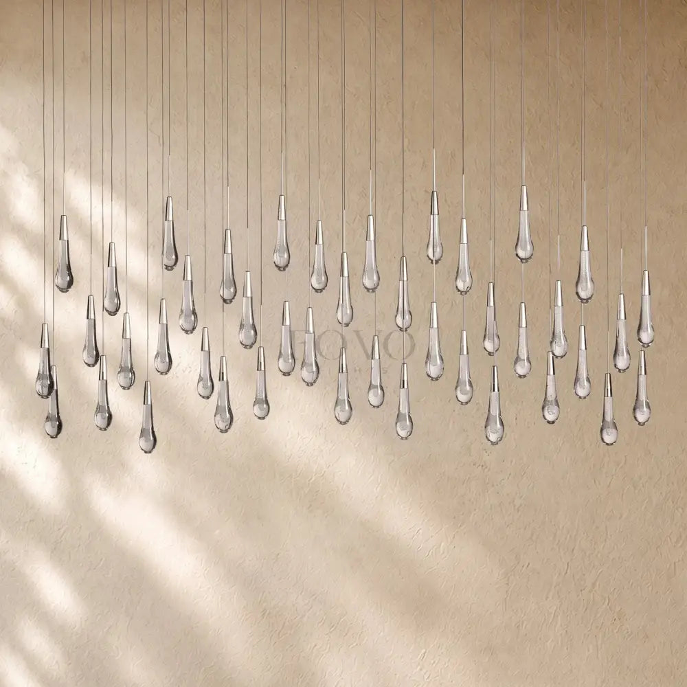 Soltairan Linear Chandelier - Raindrop Pendant Lighting