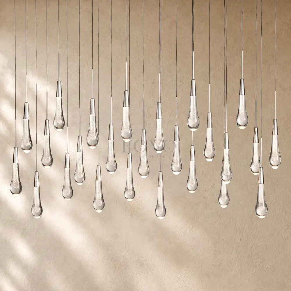Soltairan Linear Chandelier - Raindrop Pendant Lighting