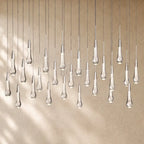 Soltairan Linear Chandelier - Raindrop Pendant Lighting
