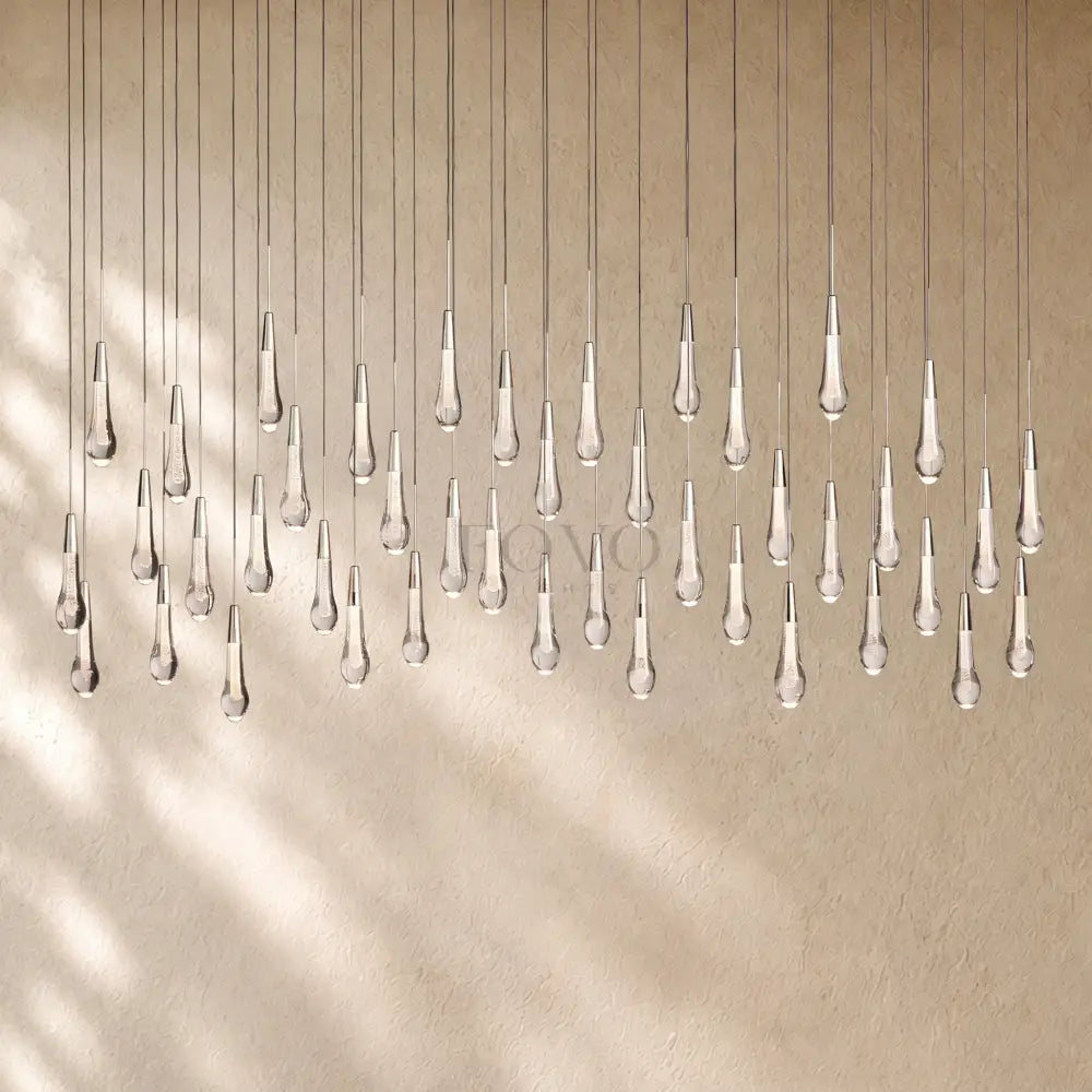 Soltairan Linear Chandelier - Raindrop Pendant Lighting
