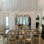 Soltairan Linear Chandelier - Raindrop Pendant Lighting
