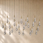 Soltairan Linear Chandelier - Raindrop Pendant Lighting