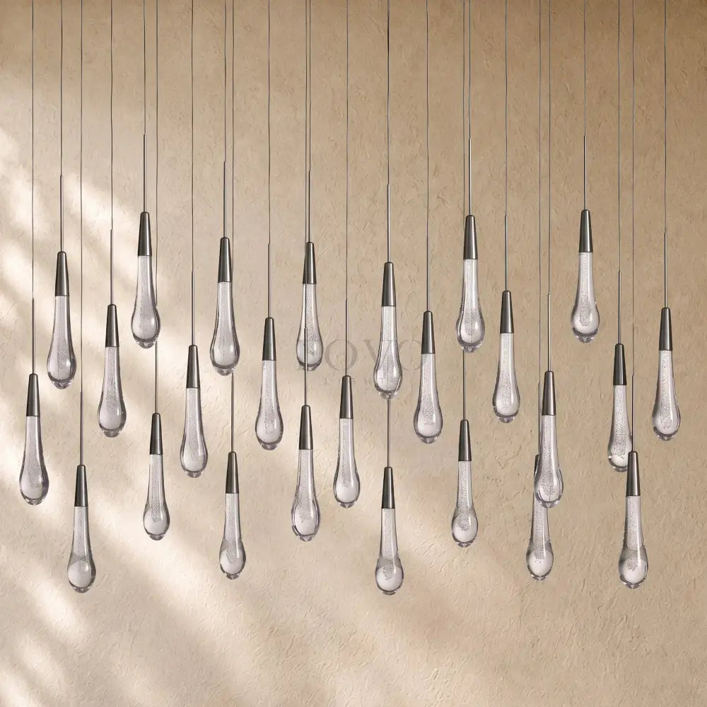 Soltairan Linear Chandelier - Raindrop Pendant Lighting