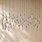 Soltairan Linear Chandelier - Raindrop Pendant Lighting