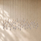 Soltairan Linear Chandelier - Raindrop Pendant Lighting