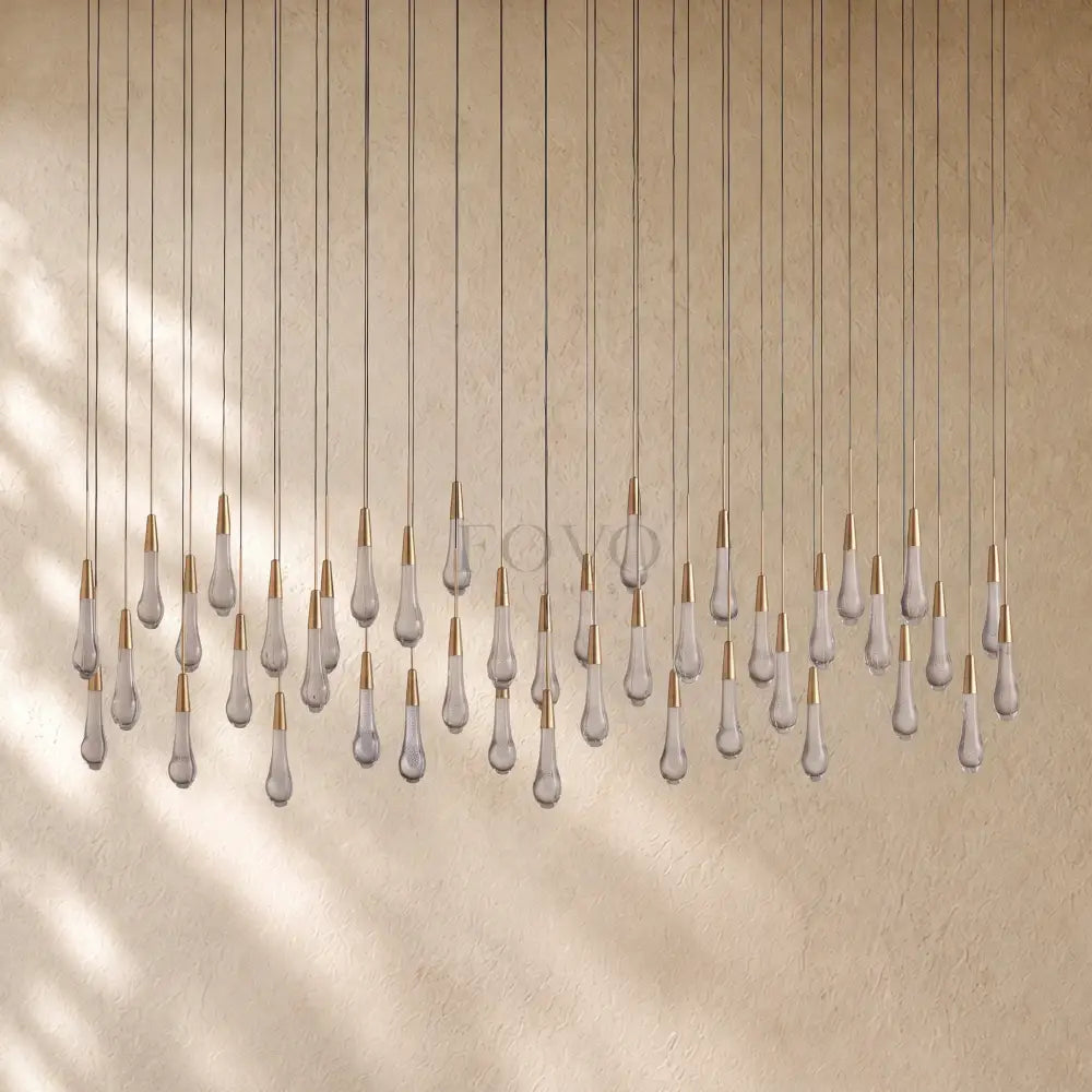 Soltairan Linear Chandelier - Raindrop Pendant Lighting