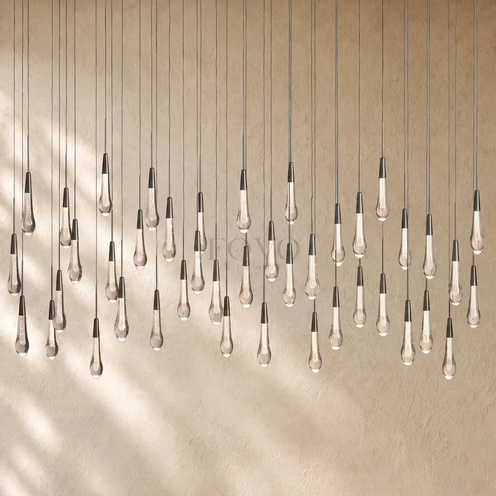 Soltairan Linear Chandelier - Raindrop Pendant Lighting