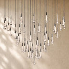 Soltairan Round Chandelier 17’’ 24’’ 36’’ 48’’ 58’’ - 47-Light 58’’ / Black