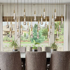 Soltaire Linear Chandelier - fovolighting