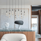 Soltaire Linear Modern Chandelier 37"W - fovolighting