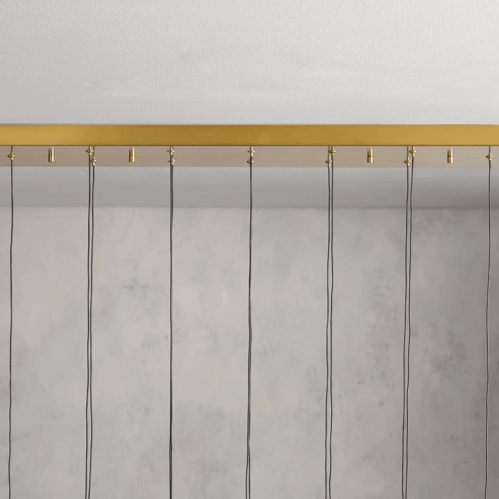 Soltaire Linear Modern Chandelier 37"W - fovolighting